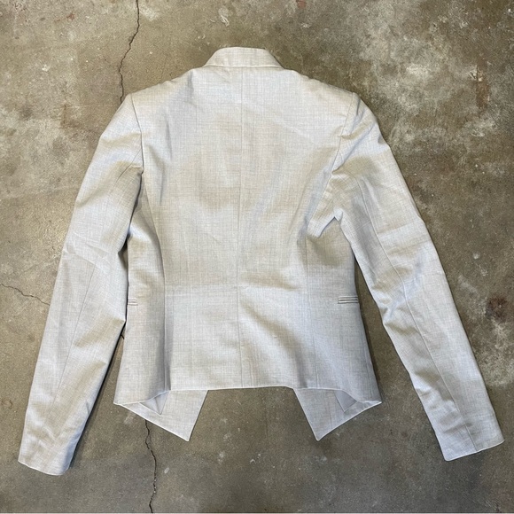 Theory Women's Cream Wool Blazer - Size 0 - Picture 2 of 5